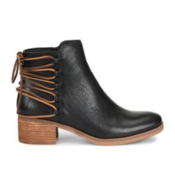 Kork-Ease  “Belaya” black lace up ankle boots - Picture 1 of 16